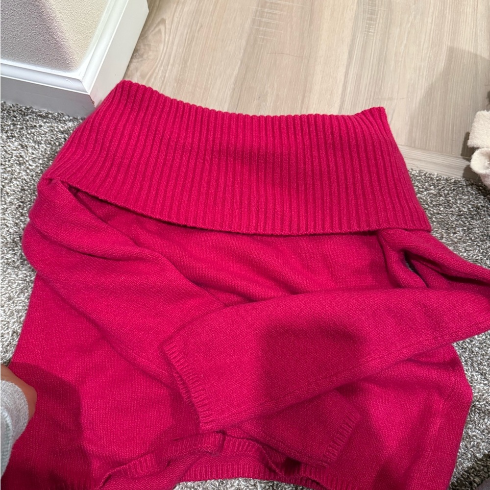 Old Navy Vibrant Red Knit Sweater